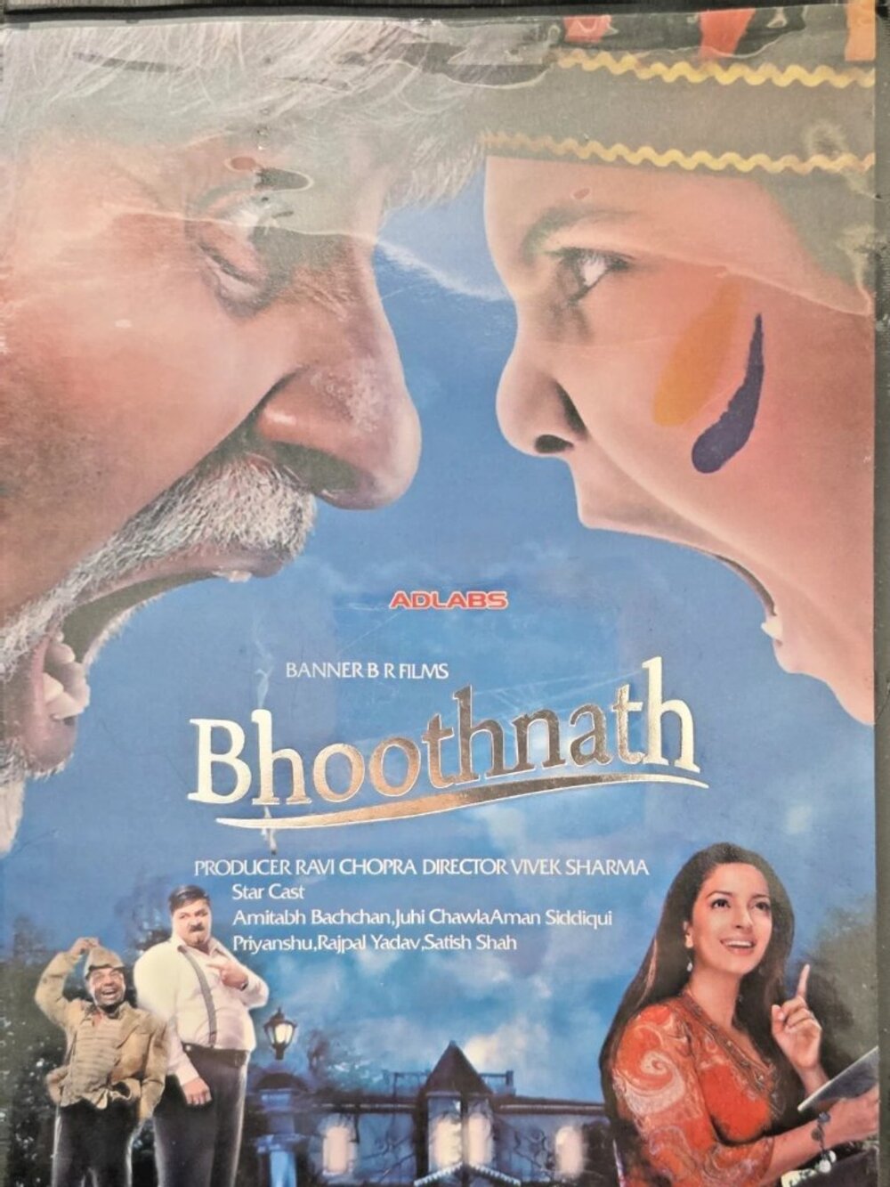 Bhoothnath Bollywood Movie DVD- Amitabh Bachchan, Juhi Chawla